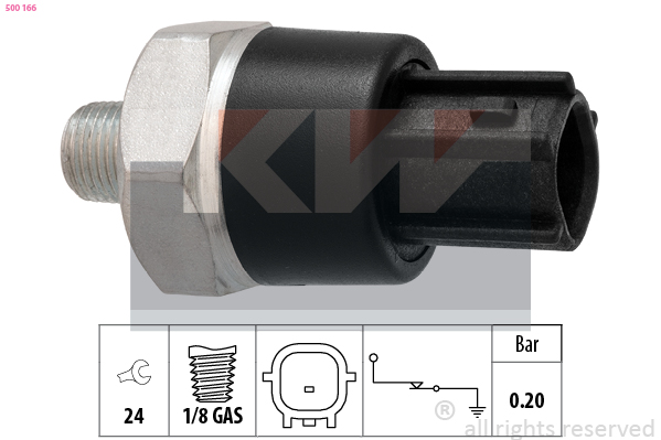 Senzor presiune ulei 500 166 KW